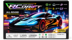 High Speed Remote Control Drift Sports Car with Remote Control & Roadblock Accessories
