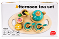 Wooden Afternoon Tea Set 15 Pcs – Pretend Play Tea Set for Kids 3+