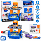 Six-Six-Zero DIY Car Wash Play Set 24 Pcs – Color Changing Car Wash Toy for Kids 3+