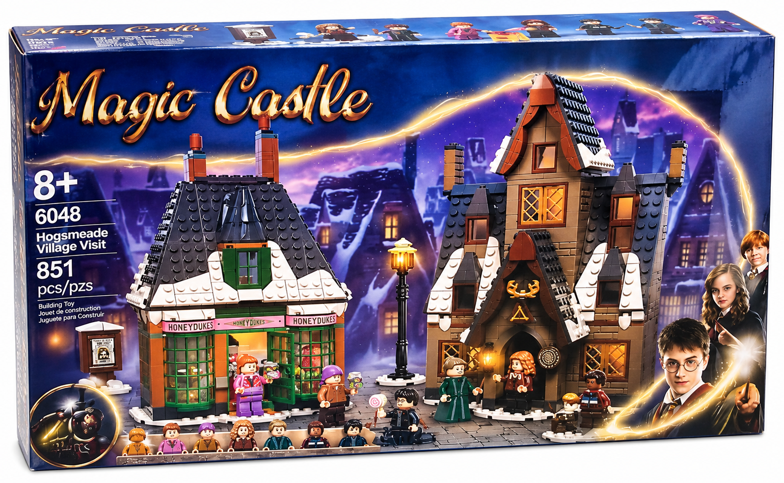 Magic Castle Hogsmeade Village Visit Building Blocks Set – 851 Pieces | 8+ Years