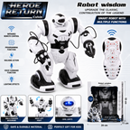 Hero Return Calvin Remote Control Robot Toy with Lights & Sounds for Kids