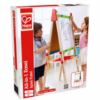 Hape All-in-1 Wooden Kids Art Easel – Drawing & Creative Activity Board 3+ Years