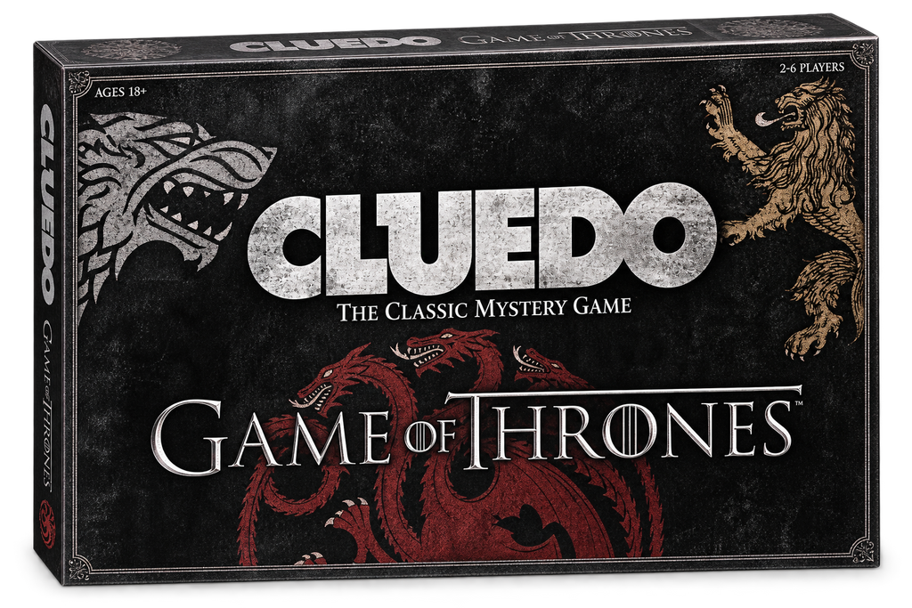 Cluedo Game of Thrones Edition Mystery Board Game – 18+ Years, 2–6 Players