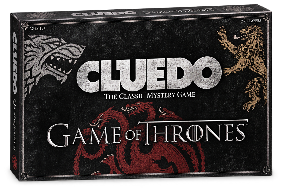 Cluedo Game of Thrones Edition Mystery Board Game – 18+ Years, 2–6 Players