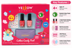 Yellow Naturals Cotton Candy Nail Kit for Kids 4+ Years – 205 Pieces
