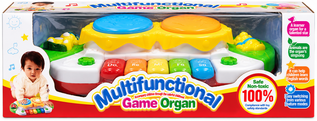 Multifunctional Game Organ Musical Toy for Kids – Early Learning Activity Toy