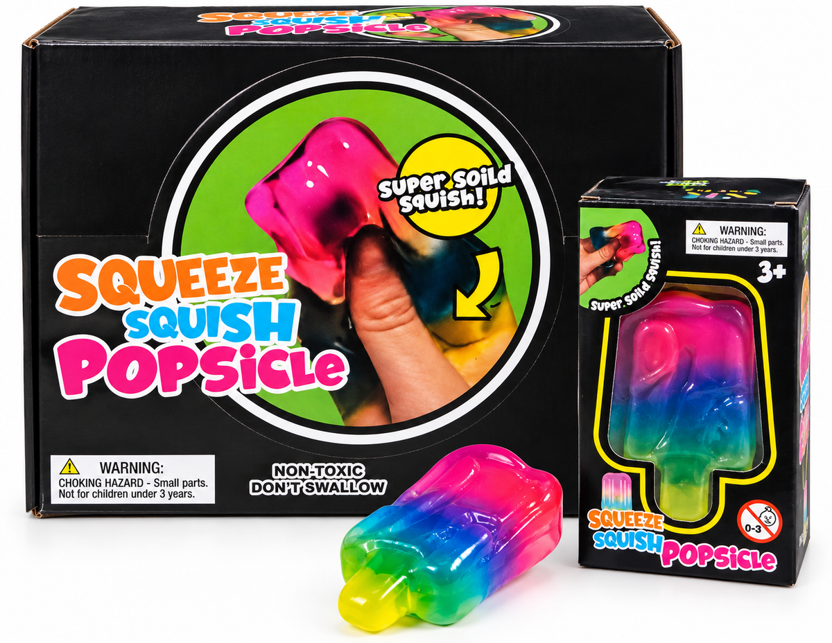 Squeeze Squish Popsicle Super Soild Squishy Toy – 1 Piece