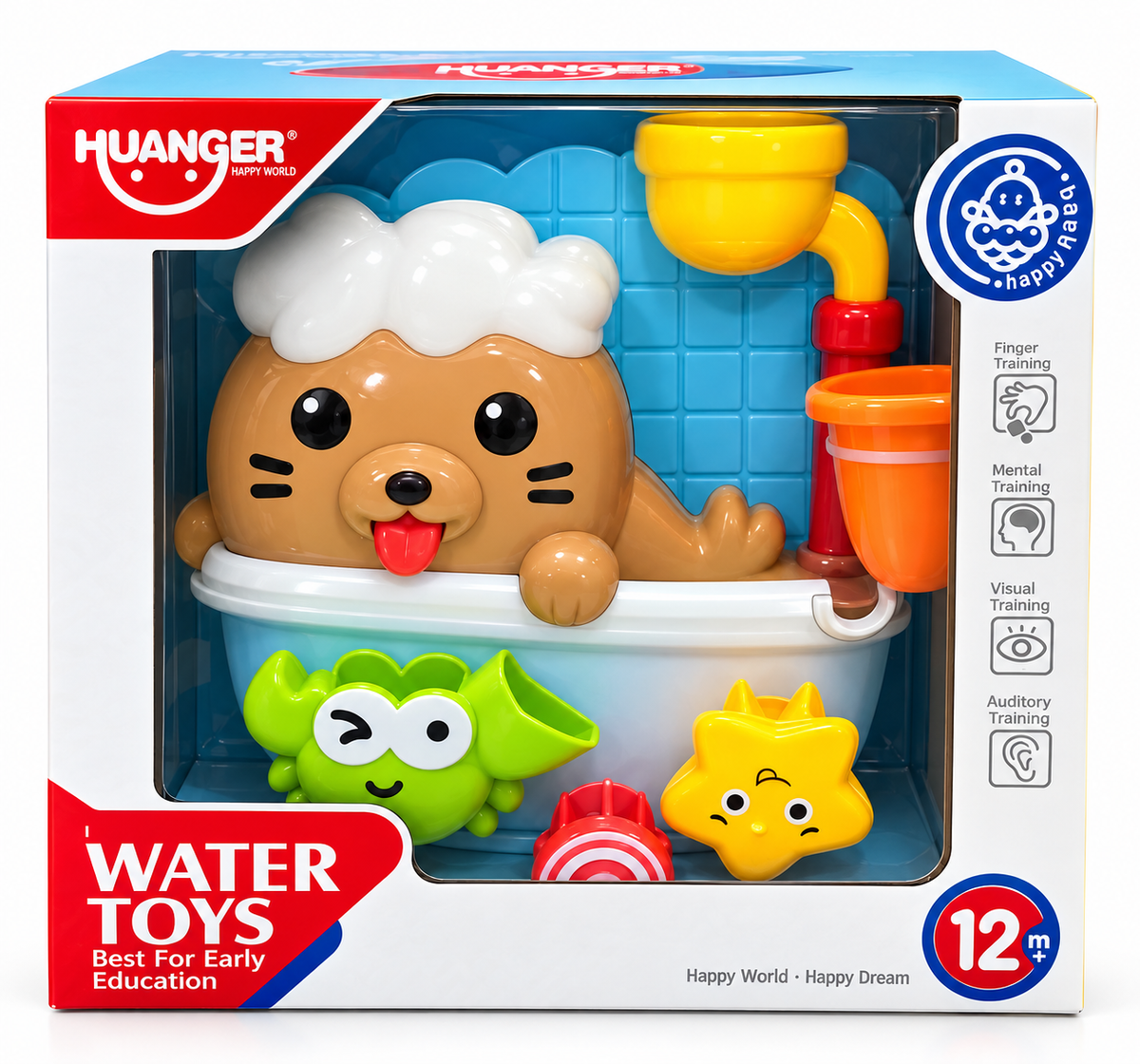 HUANGER Water Toys Bath Toy Set Fun & Interactive Water Play Set for Babies – 12+ Months