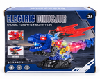 Electric Dinosaur Toy with Music, Lights & Rotation | Interactive Water-Filling Dinosaur Toy  – 3+ Years