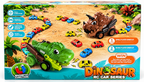 Dinosaur Remote Control Car Series with Remote Control, Music Function & Magnetic Snake Game, 6 Years+