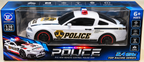 1:10 Scale Police Remote Control Car with Remote Control, Lights, Full Function & Multi-Direction Drive, Assorted Color, 6 Years+