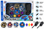 Top Gyro X Beyblade-Style Battle Set with Launchers & Spinners – 6+ Years