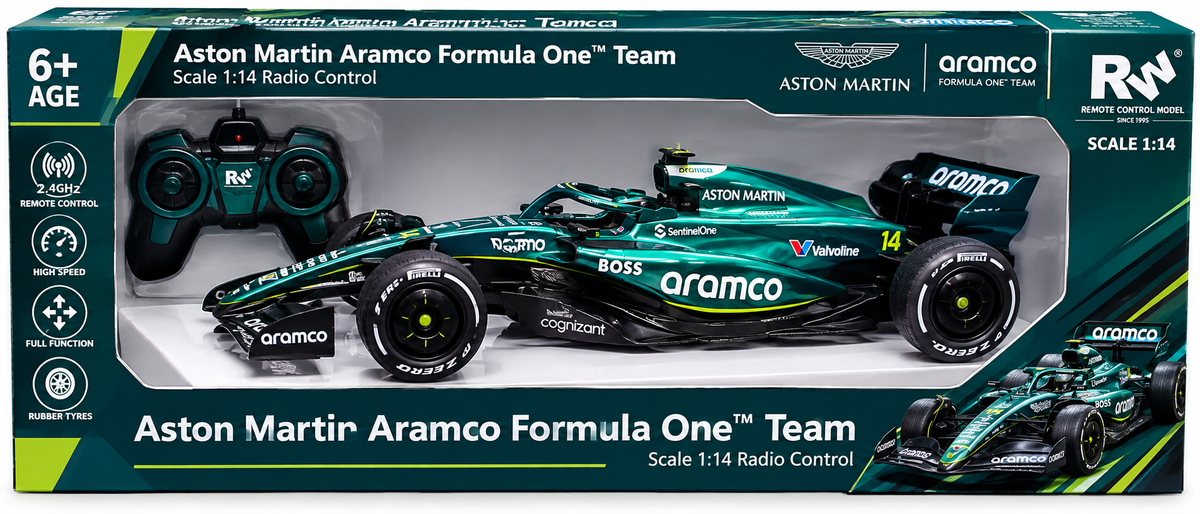 Aston Martin Aramco Formula One Team 1:14 Scale Remote Control Car