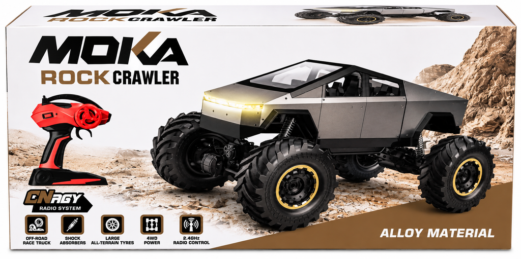 MOKA Rock Crawler 1:8 Scale 4WD Remote Control Off-Road Car
