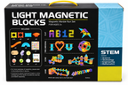 Light Magnetic Blocks 49 Pcs Magnetic Marble Run STEM Construction Set