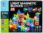 DIGE Light Magnetic Blocks 75 Pcs – Magnetic Marble Run STEM Set