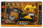 12CH 2.4G RC Alloy Excavator with Lights, Sound & Spray – Kids 6+