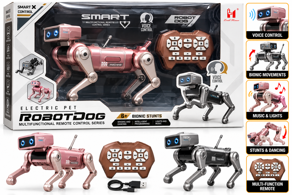 Smart X Control Electric Pet Robot Dog with Voice Control