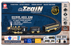 Classic Train Remote Control Toy with Smoke, Lights & Sound | 16-Piece Set