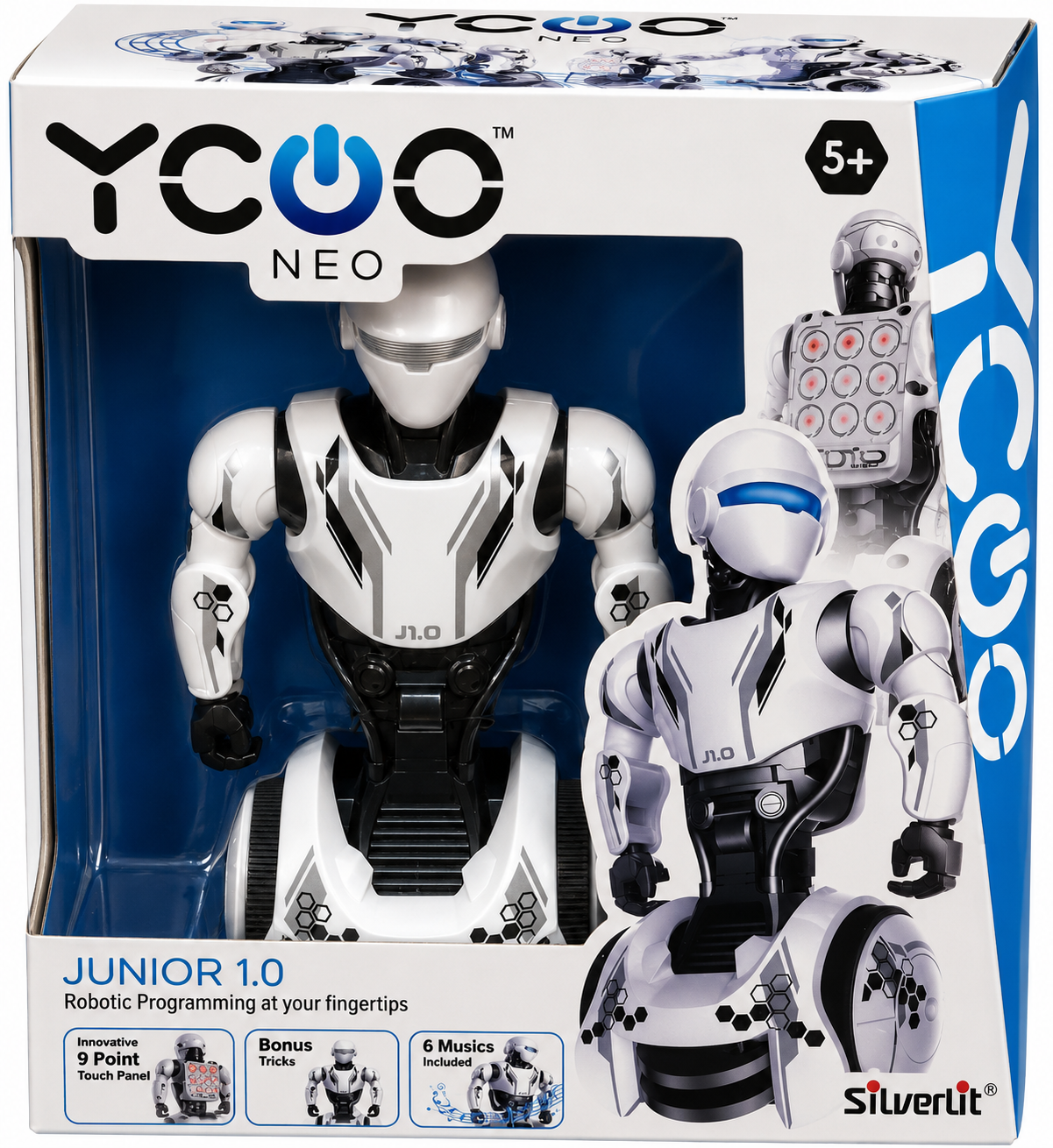 Silverlit YCOO Neo Junior 1.0 Interactive Programmable Robot Toy with Touch Control & Music