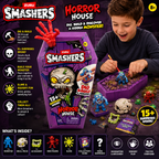 ZURU Smashers Horror House Dig & Build Monster Surprise Toy – 16 Pcs