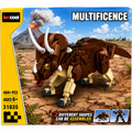 Multificence 2-in-1 Triceratops Dinosaur & Robot Building Blocks Set – 404+ Pcs