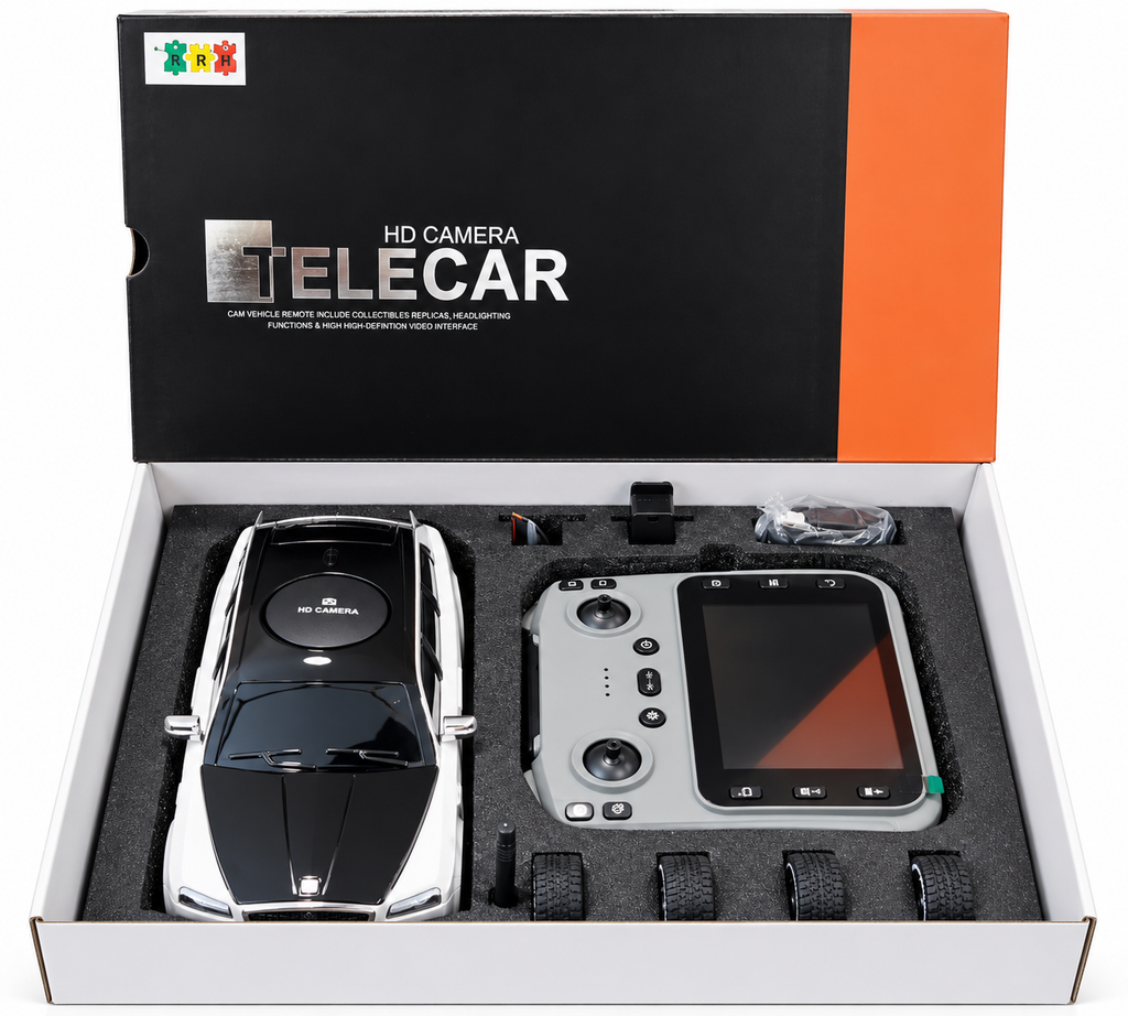 Telecar HD Camera Remote Control Car with Display Remote Control & Spare Wheels