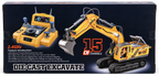 WL 15 Channel 2.4GHz Remote Control Die-Cast Excavator with Light & Sound