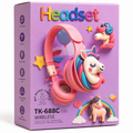 Kids Unicorn Wireless Headphones – Cute Over-Ear Headset (TK-688C)