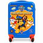 PAW Patrol Vacation Mode Kids Trolley Suitcase – 18 Inch Blue