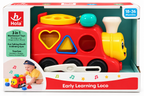 Hola 3-in-1 Early Learning Loco Montessori Toy – Shape Sorter, Moving Train & Phone