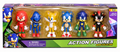 Sonic 6-Piece Action Figure Set – Sonic, Tails, Knuckles, Shadow & Character Figures