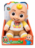 Cocomelon Musical Bedtime JJ Doll – Yellow Outfit Interactive Character Doll for Kids