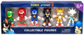 Sonic Prime 3 Collectible Figures – 6-Piece Sonic Character Action Figure Set