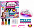 Nail Art Studio Kit for Girls – Nail Polish, Nail Stickers, Glitter & Nail Dryer  5+ Years