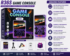 R36S Portable Game Console with 640×480 HD Screen, 3D Gaming & Dual Joysticks