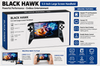 BLACK HAWK 5.5-Inch Handheld Game Console with TV Support & TF Card Expansion