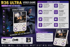 R36 Ultra Handheld Game Console 4.0-Inch HD Screen with WiFi & 3D