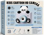 Kids Cartoon HD Digital Camera – Cute Panda Camera with USB Charging Assorted Color