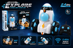 Remote Control Space Explore 2-Wheel RC Drift Stunt Car with 360° Spin
