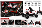 Remote Control Drift Stunt Motorcycle 4-Wheel Drive Multi-Directional Bike