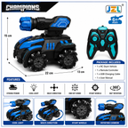 JZL Champions Remote Control Stunt Battle Vehicle with Rotating Blaster