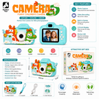 Rainbow Toys Funny Children’s Digital Camera – Cute Dragon Design for Kids