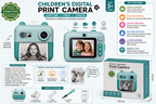 Kids Digital Instant Print Camera – Ink-Free Thermal Printing Camera assorted Color