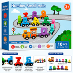 Magnetic Number Train 0–9 Educational Learning Toy for Kids