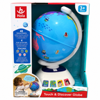 Hola Touch & Discover Globe Interactive Educational Talking Globe for Kids 48 Touch Points 4 Learning Modes Geography Learning Toy