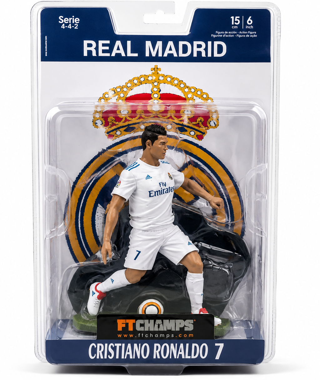 FT Champs Cristiano Ronaldo #7 Real Madrid Collectible Football Action Figure 15cm
