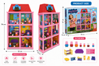 Rainbow Toys Deluxe Big Doll House Playhouse with Furniture & Accessories