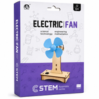 STEM Electric Fan DIY Science Kit – Wooden Assemble Series DIY Electric Fan Model for Kids Hands-on STEM Learning