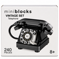 Mini Blocks Vintage Telephone Building Set – 240 Pieces Retro Rotary Phone Model 8+ Years